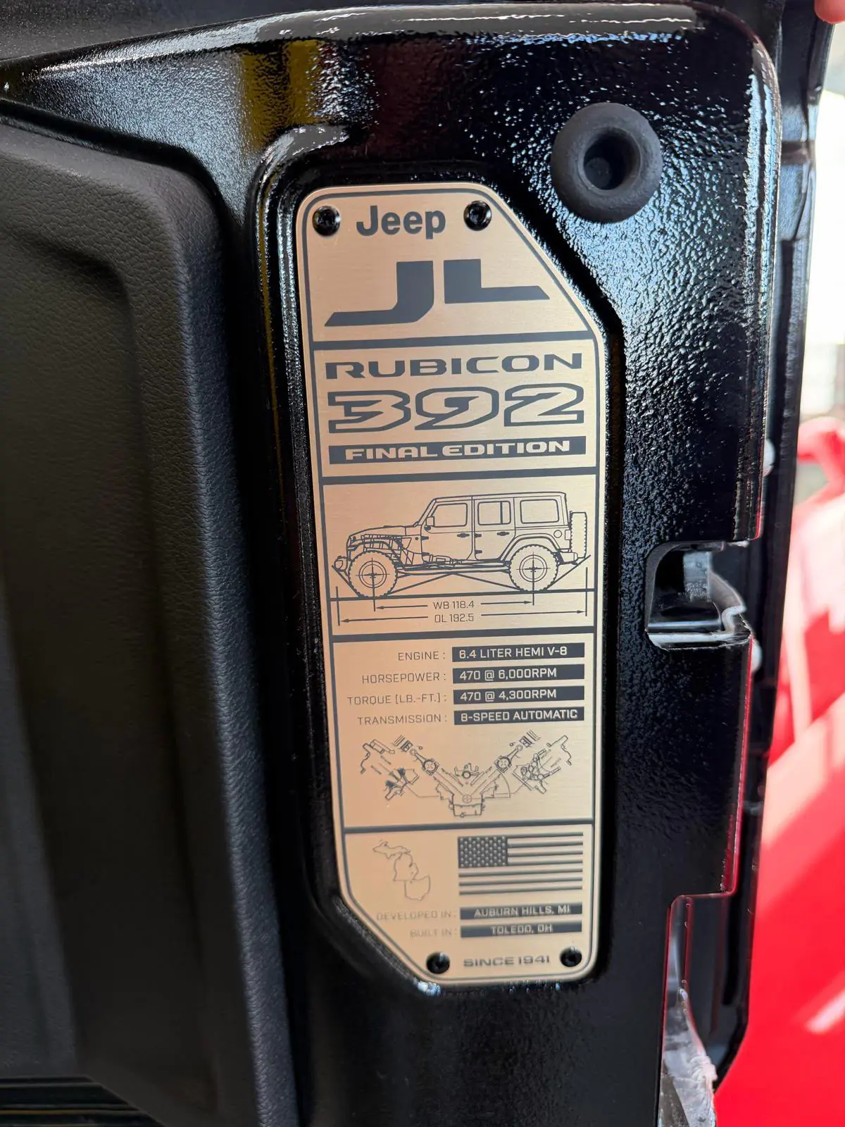 2024 Jeep Wrangler Rubicon 392 Final Edition